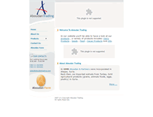 Tablet Screenshot of aboudantrading.com